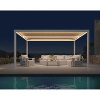 Aluminum Pergola Designed for Adjustable Shade, Louvered Roof, Integrated Drainage, 72 MPH Wind Rating — product view 102