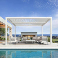 Aluminum Pergola Designed for Adjustable Shade, Louvered Roof, Integrated Drainage, 72 MPH Wind Rating — product view 108