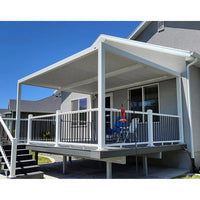 Aluminum Pergola Designed for Adjustable Shade, Louvered Roof, Integrated Drainage, 72 MPH Wind Rating — product view 29