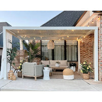 Aluminum Pergola Designed for Adjustable Shade, Louvered Roof, Integrated Drainage, 72 MPH Wind Rating — product view 37