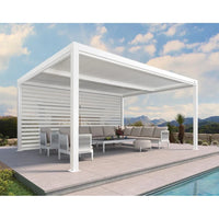 Aluminum Pergola Designed for Adjustable Shade, Louvered Roof, Integrated Drainage, 72 MPH Wind Rating — product view 52
