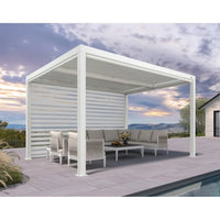 Aluminum Pergola Designed for Adjustable Shade, Louvered Roof, Integrated Drainage, 72 MPH Wind Rating — product view 56
