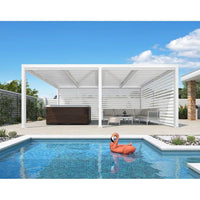 Aluminum Pergola Designed for Adjustable Shade, Louvered Roof, Integrated Drainage, 72 MPH Wind Rating — product view 57
