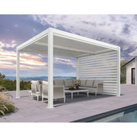 Aluminum Pergola Designed for Adjustable Shade, Louvered Roof, Integrated Drainage, 72 MPH Wind Rating — product view 58