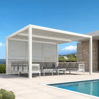 Aluminum Pergola Designed for Adjustable Shade, Louvered Roof, Integrated Drainage, 72 MPH Wind Rating — product view 59