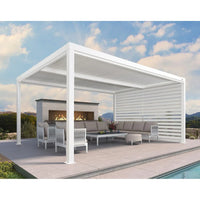 Aluminum Pergola Designed for Adjustable Shade, Louvered Roof, Integrated Drainage, 72 MPH Wind Rating — product view 69