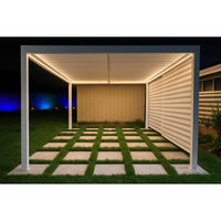 Aluminum Pergola Designed for Adjustable Shade, Louvered Roof, Integrated Drainage, 72 MPH Wind Rating — product view 8
