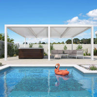 Aluminum Pergola Designed for Adjustable Shade, Louvered Roof, Integrated Drainage, 72 MPH Wind Rating — product view 89