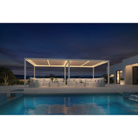 Aluminum Pergola Designed for Adjustable Shade, Louvered Roof, Integrated Drainage, 72 MPH Wind Rating — product view 97