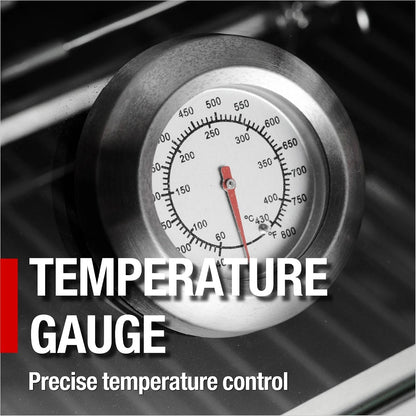 Outdoor Kitchen Island Gas Grill System 4 Burner BBQ Island with Rotisserie Kit, Integrated Sink, Wine Cooler & Granite Countertop — product view 15