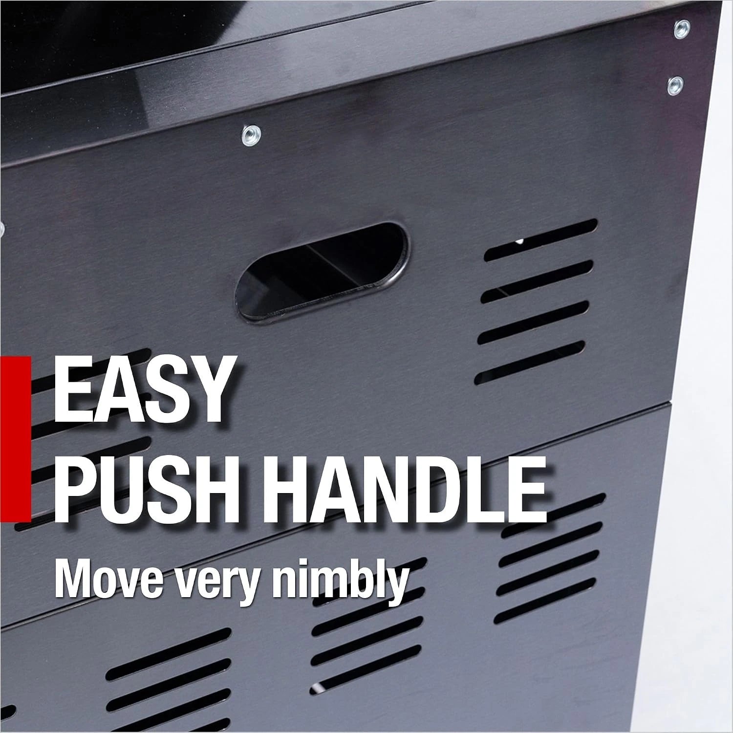 Outdoor Kitchen Island Gas Grill System 4 Burner BBQ Island with Rotisserie Kit, Integrated Sink, Wine Cooler & Granite Countertop — product view 16